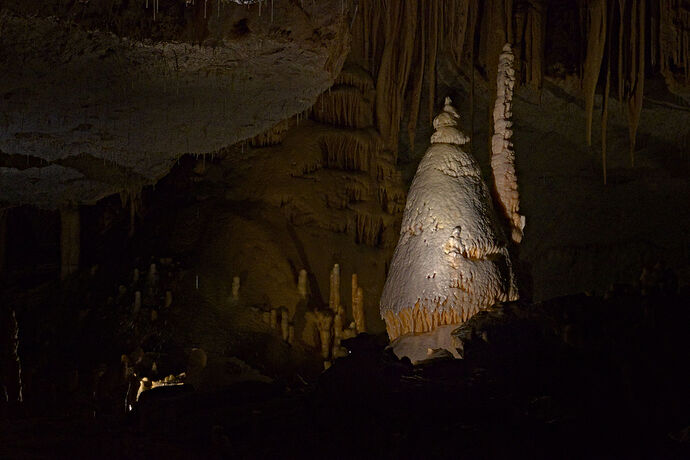 Grotte de Dargilan, couleur